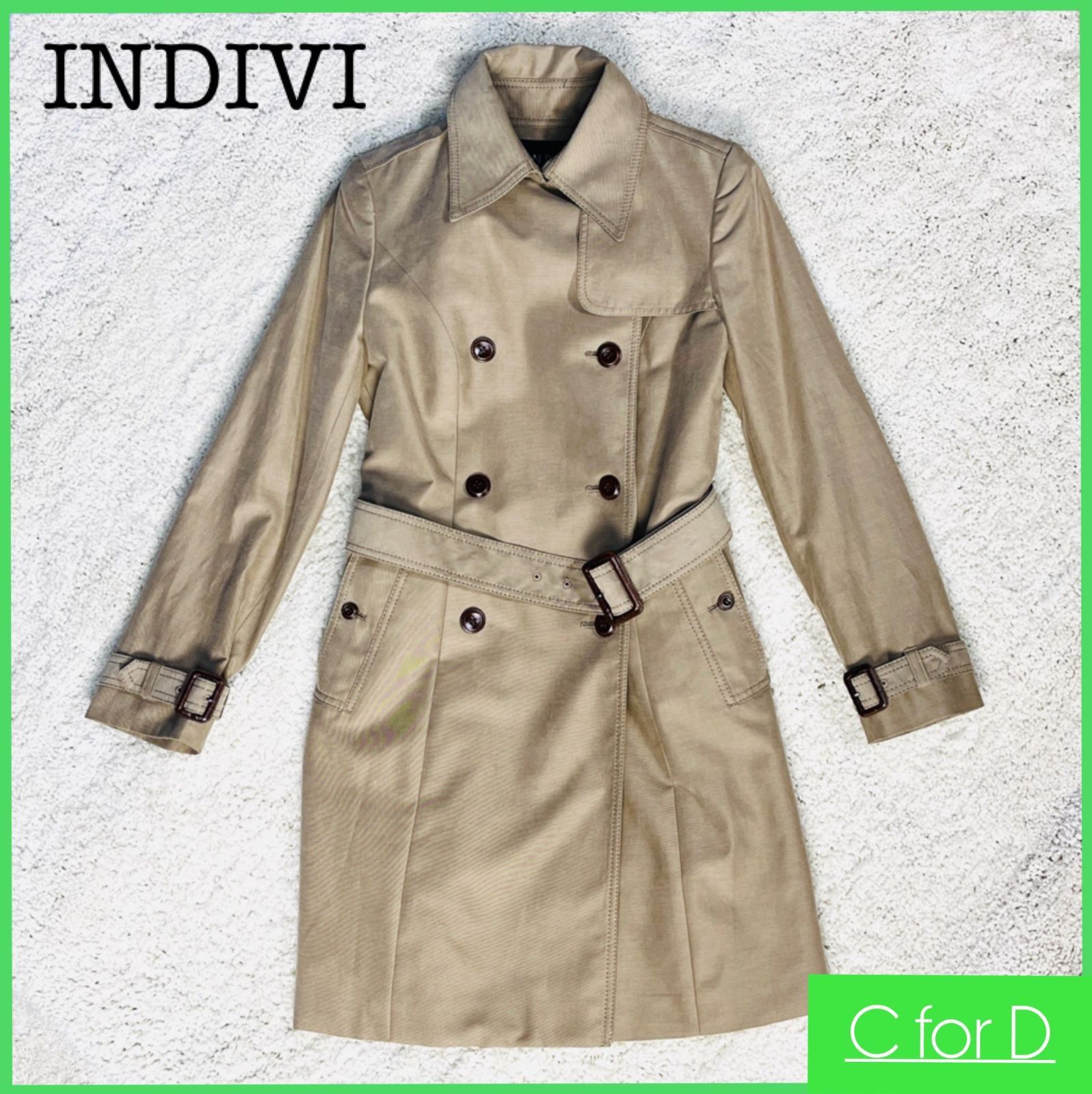 INDIVI インディヴィ コート 05(XXS位) ベージュ