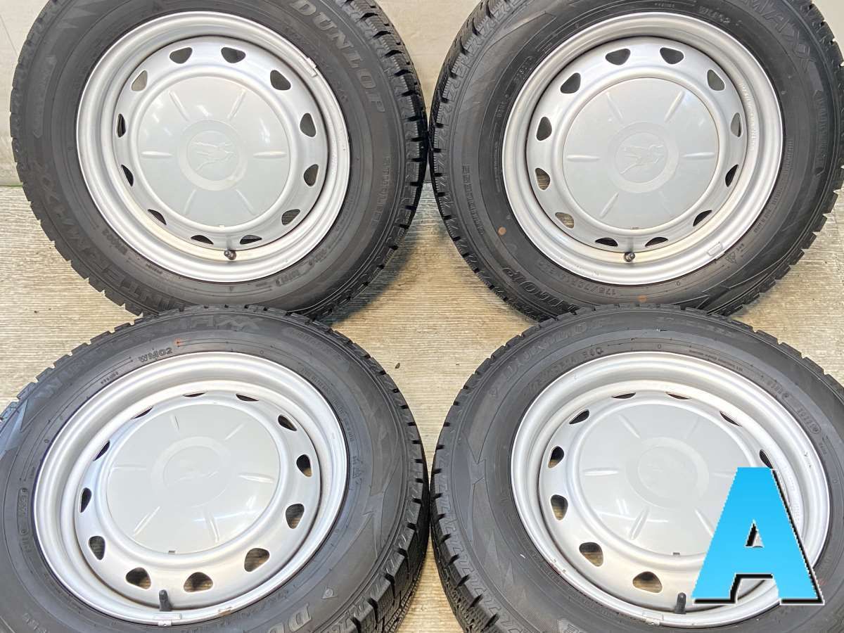175|70R14 ダンロップ ウィンターマックス WM02 キャロウィン VK 14x5.5 100|114.3-4穴 タイヤ スタッドレスタイヤ ホイールセット 4本セット w14251007958