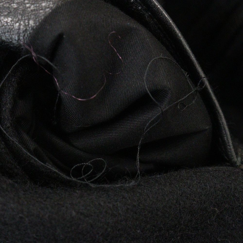 SAINT LAURENT PARIS (サンローランパリ) ウール×レザーショート