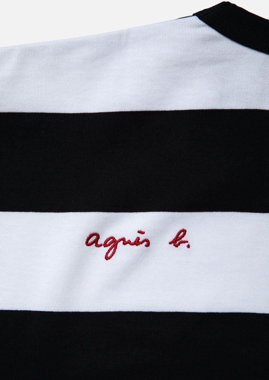 XL】 NEIGHBORHOOD × agnes b. ボーダー Tシャツ Neighborhood × agnes