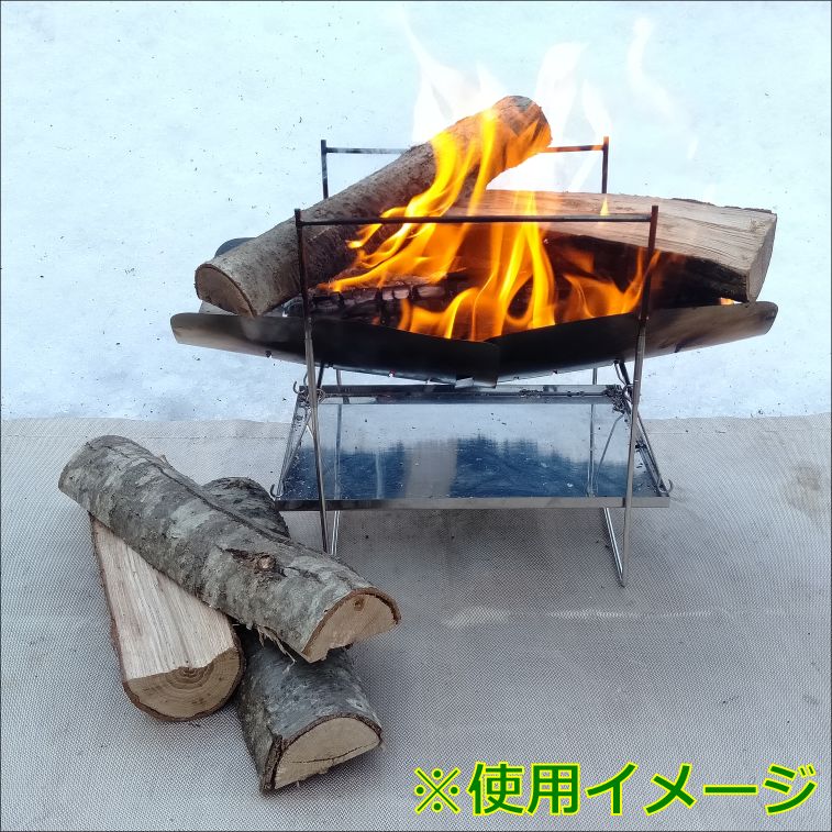 ナラ乾燥済み 薪20㎏⁂中サイズ半割 長さ30㎝ストーブ キャンプ焚き火用´O`