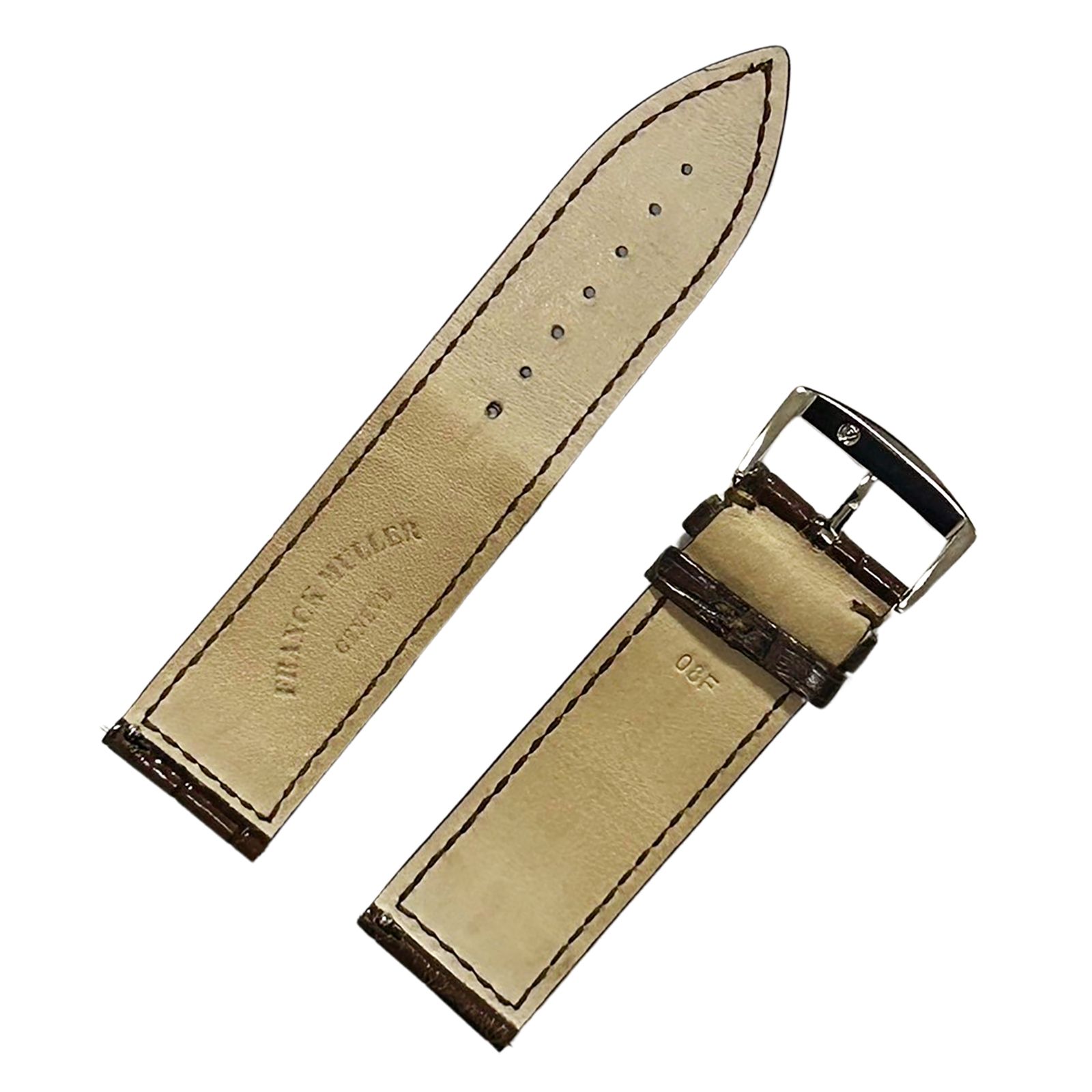 フランクミュラー 純正クロコ レザー ベルト ストラップ 16mm 尾錠用