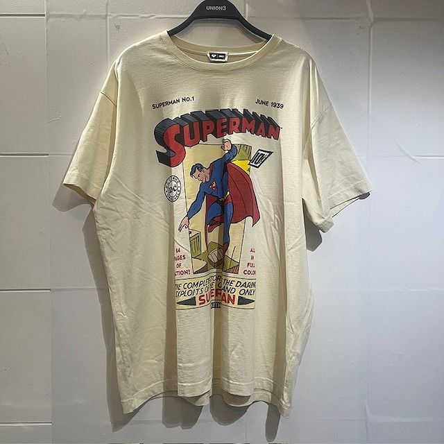 KITH 25ss x SUPERMAN NO.1 VINTAGE TEE SIZE-XL キス スーパー