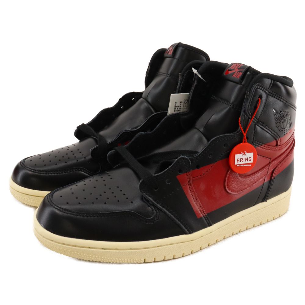 NIKE ナイキ RETRO HIGH OG DEFIANT Couture エアジョーダン1 レトロ ディフィアント クチュール ハイカットスニーカー ブラック/レッド US8.5/26.5cm BQ6682-006 NIKE (ナイキ) RETRO HIGH OG DEFIANT Couture エアジョーダン1 レトロ
