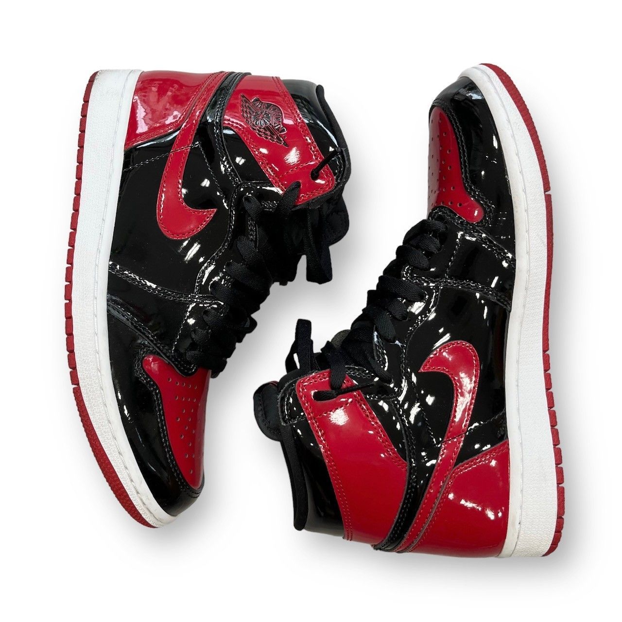 国内正規 Nike Air Jordan 1 High OG Patent Bred 26.5cm - メルカリ