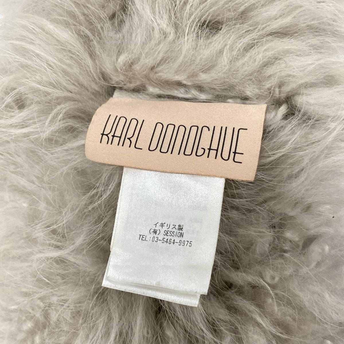 [タグ付き新品未使用]    カールドノヒュー　ストール Karl Donoghue(カールドノヒュー) ストール(ショール) - グレー