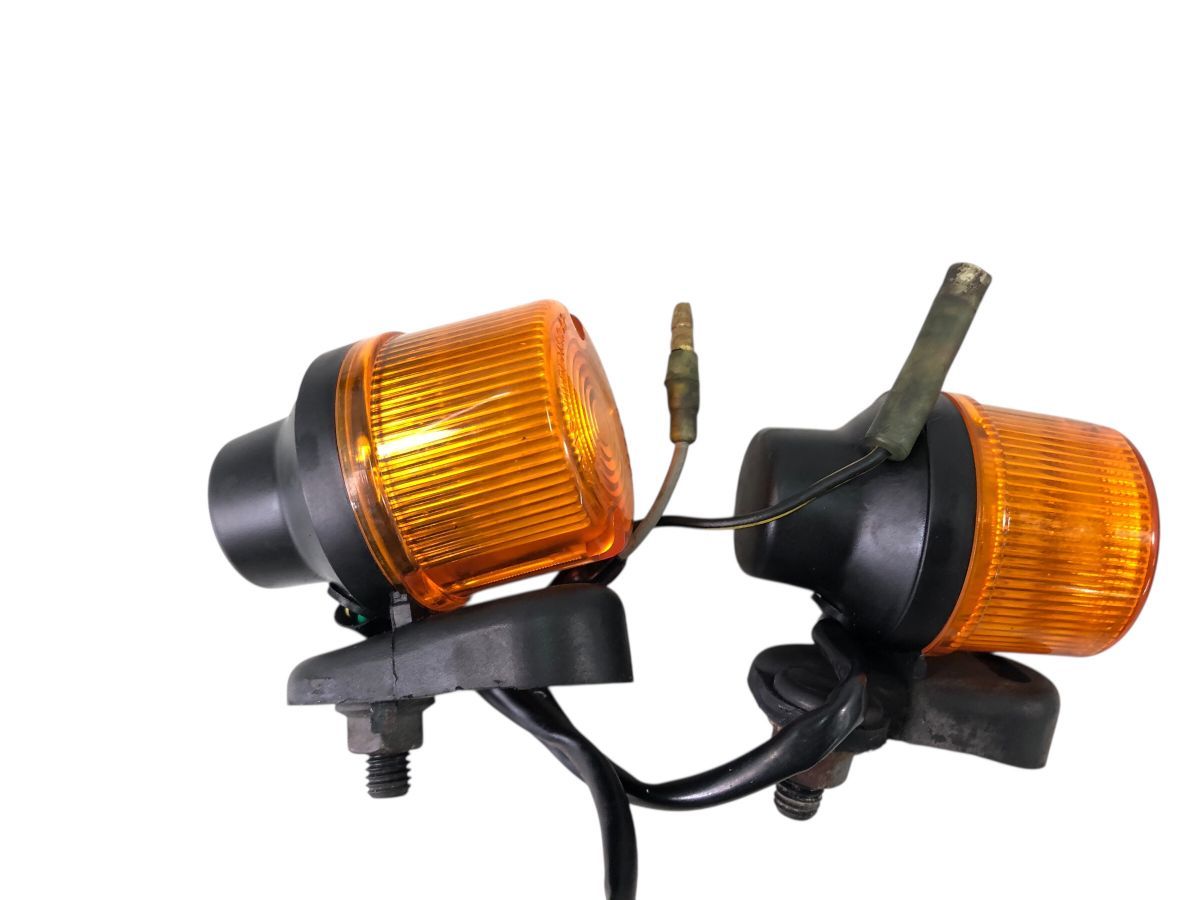 kawasaki スーパーシェルパ KL250G フロントウィンカー 左右 良品 点灯
