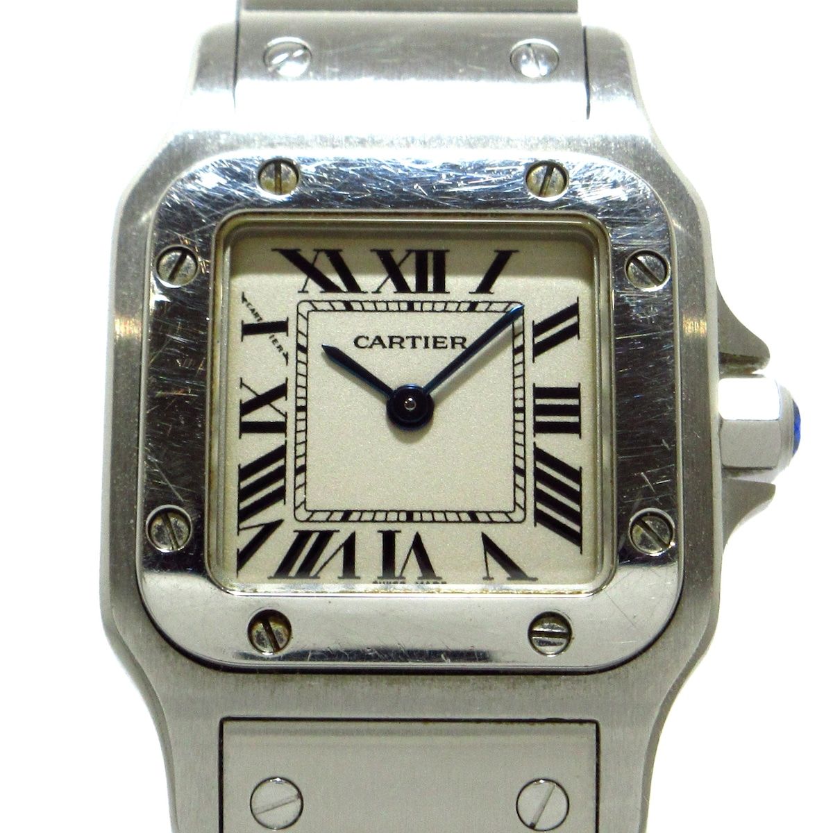 Cartier(カルティエ) 腕時計 サントスガルベSM W20056D6 レディース SS 白 - メルカリ