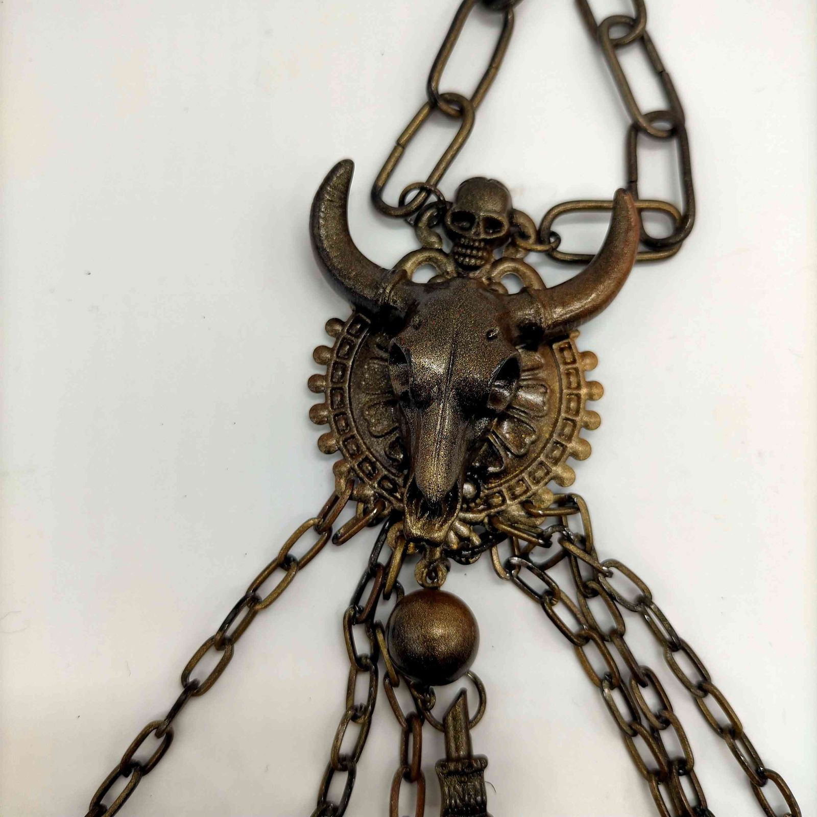 N 様★1点物★ジャンポールゴルチエ★バッファロースカルカルマネックレス ジャンポールゴルチエ Jean Paul GAULTIER バッファロー ヘッド