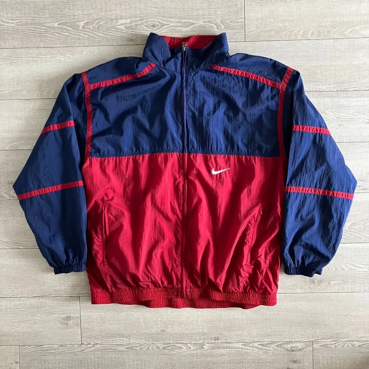 Nike Air ナイロンジャケット XXL XXL！ 90s ナイキ ナイロンジャケット my hair is bad - メルカリ