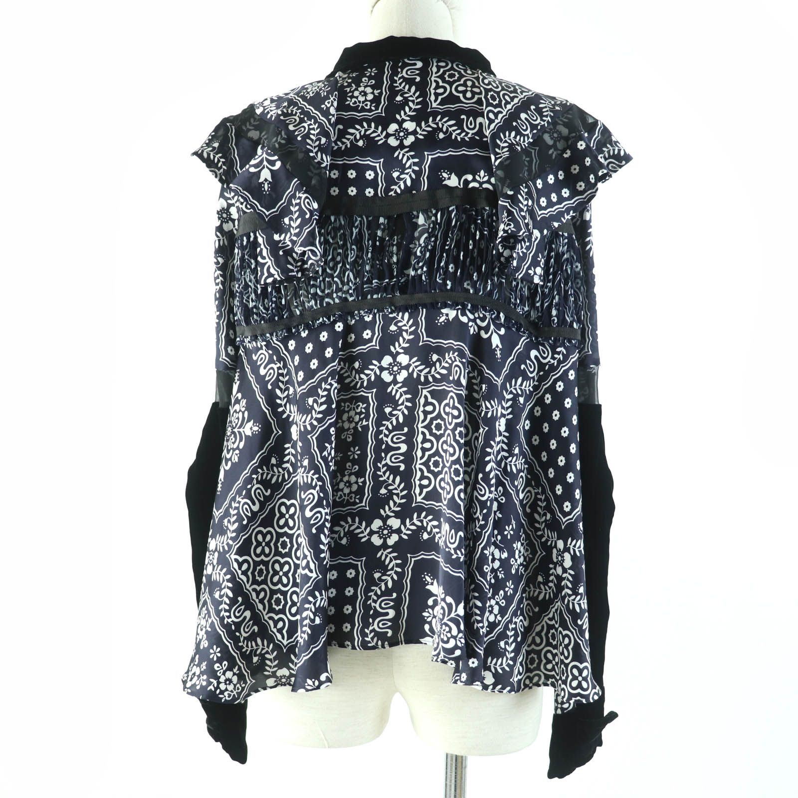 極美品☆Sacai サカイ Reyn Spooner 18-03923 ラッフルフリル 