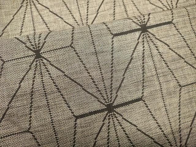 平和屋着物○本場大島紬 9マルキ 麻の葉文様 正絹 逸品 DAAT1156tw