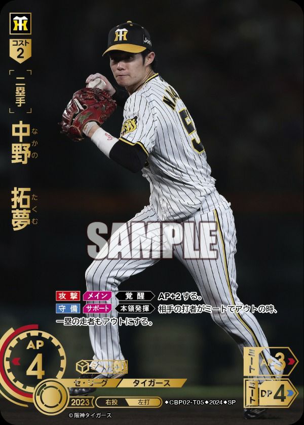 状態A 中野 拓夢 SP CBP02-T05 ドリームオーダー ドリオ