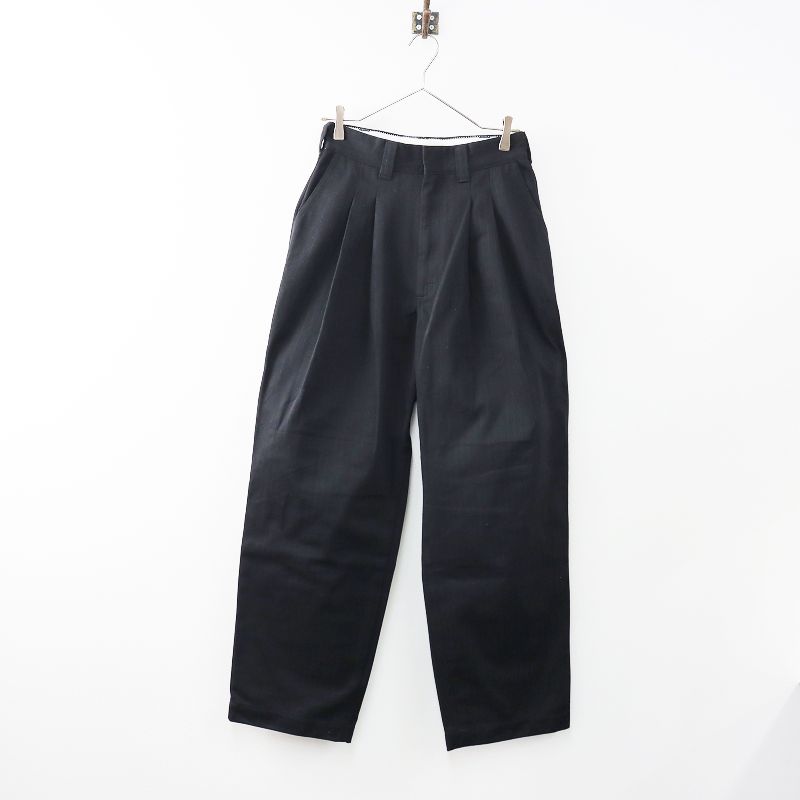 2022SS THE SHINZONE 22SMSPA09 TOMBOY PANTS STRIPE 36/ブラック