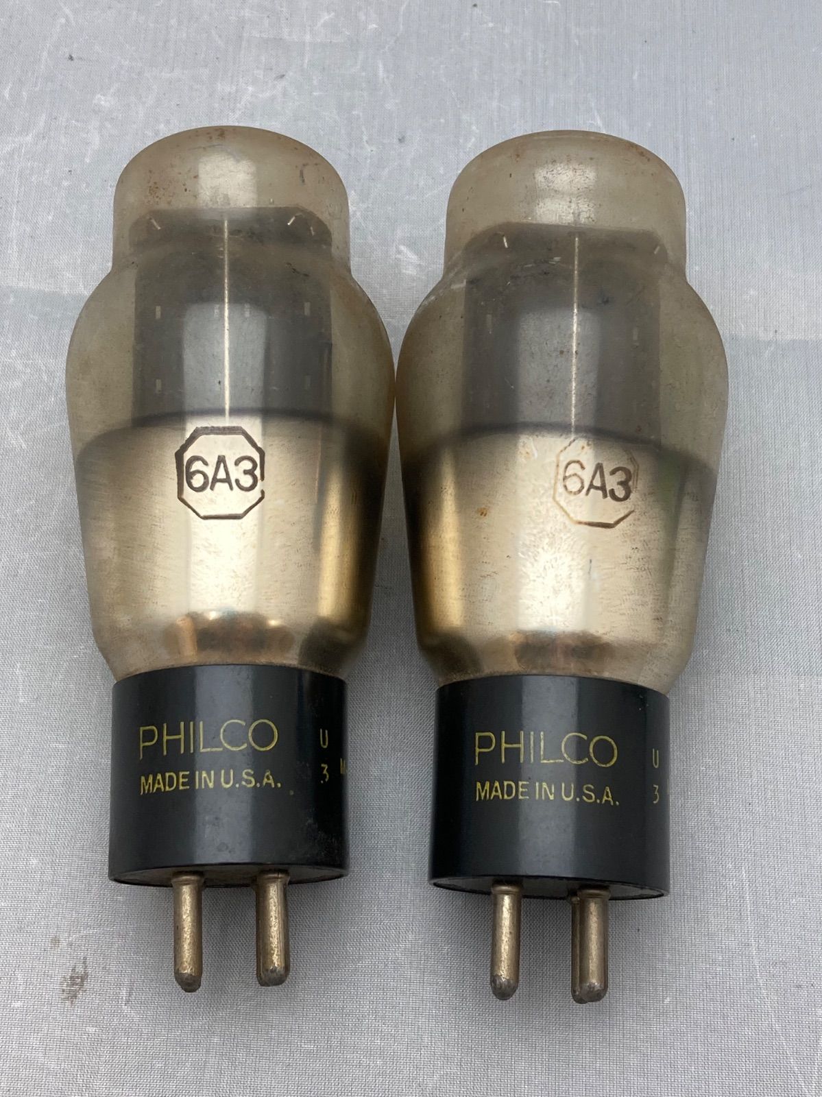 PHILCO フィルコ 6A3 真空管 2本セット