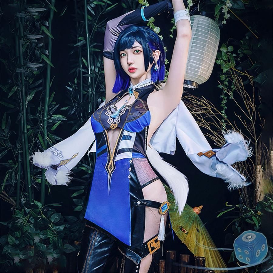 原神 げんしん genshin 夜蘭 イェラン コスプレ 衣装 演出服 変装 cosplay 仮装 二次会 イベント パーティー