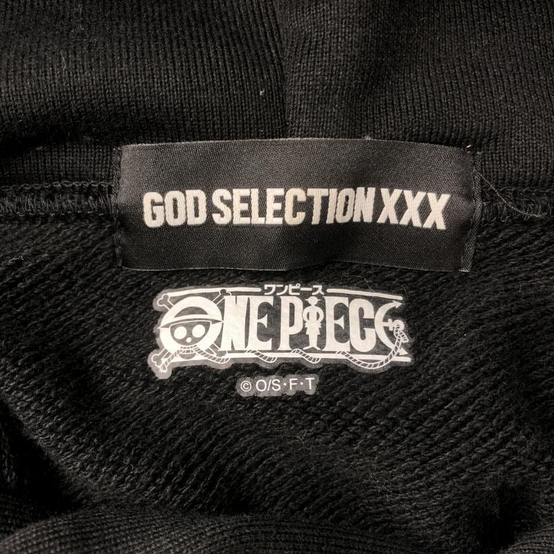 中古】GOD SELECTION XXX × ONE PIECE コラボパーカー ナミ L ブラック  