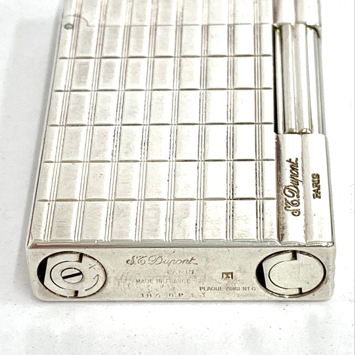 ご依頼品　2点 S.T.Dupont デュポン シルバー ギャッツビー 18137 ギャツビー ガス