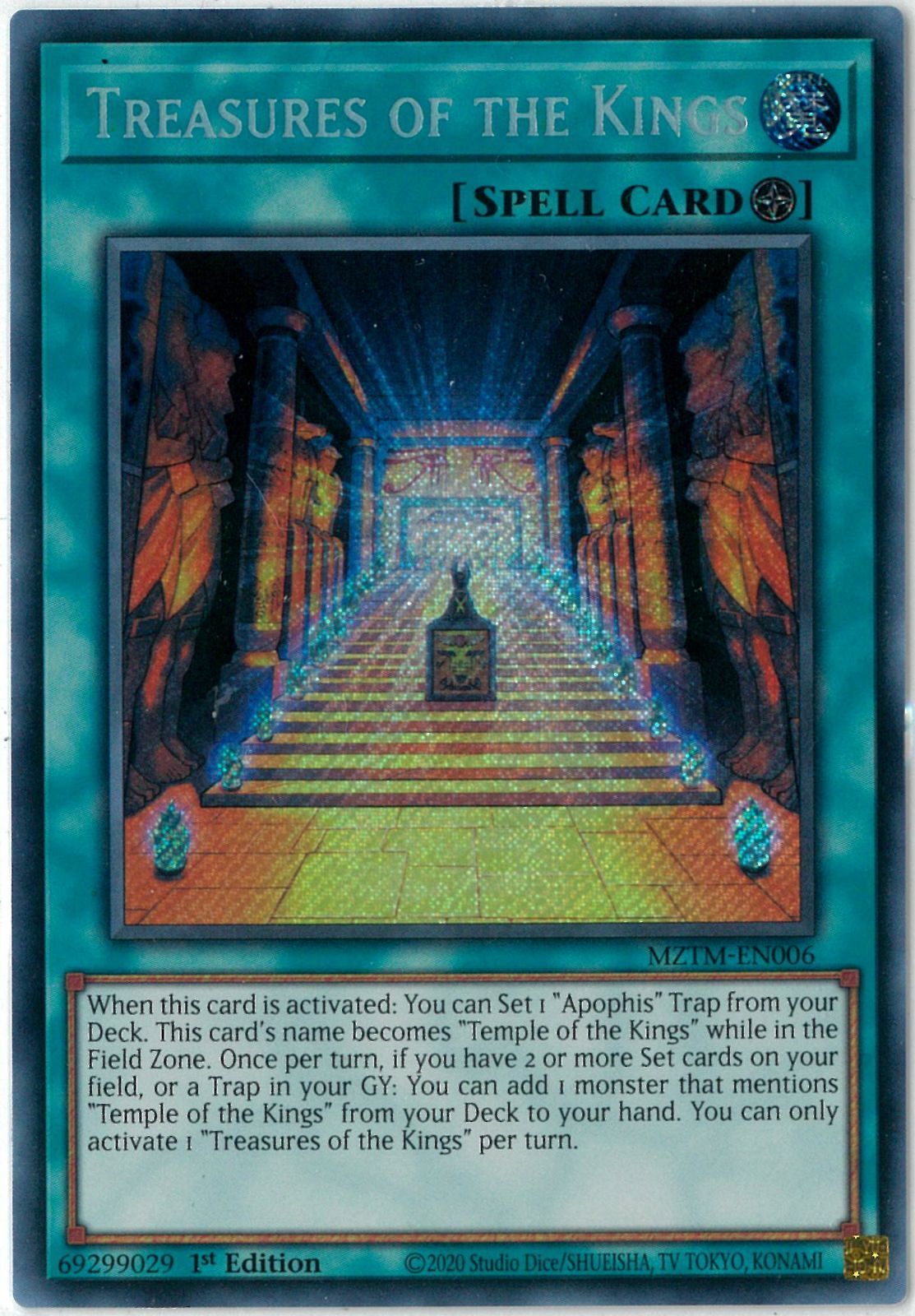 遊戯王/英語版/EU版/Treasures of the Kings/シークレット/1st Edition