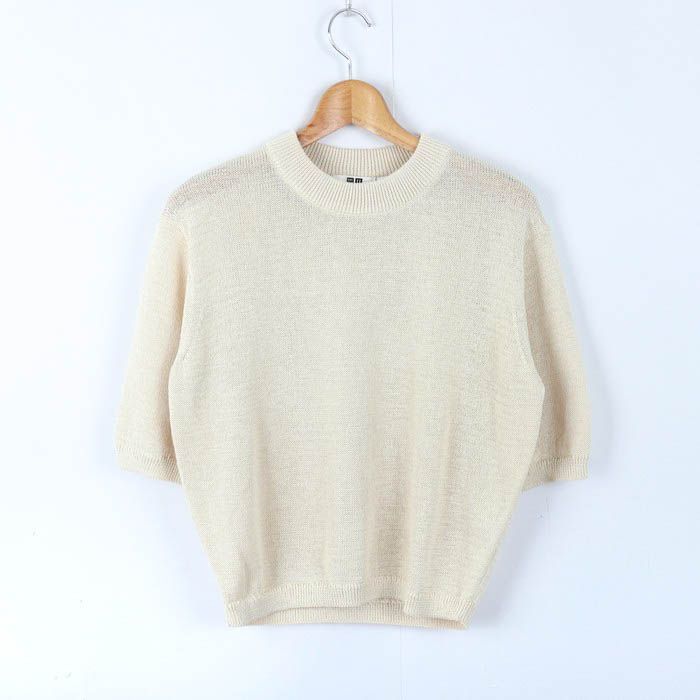 ユニクロUNIQLO レディースニットセーター tk Lサイズ