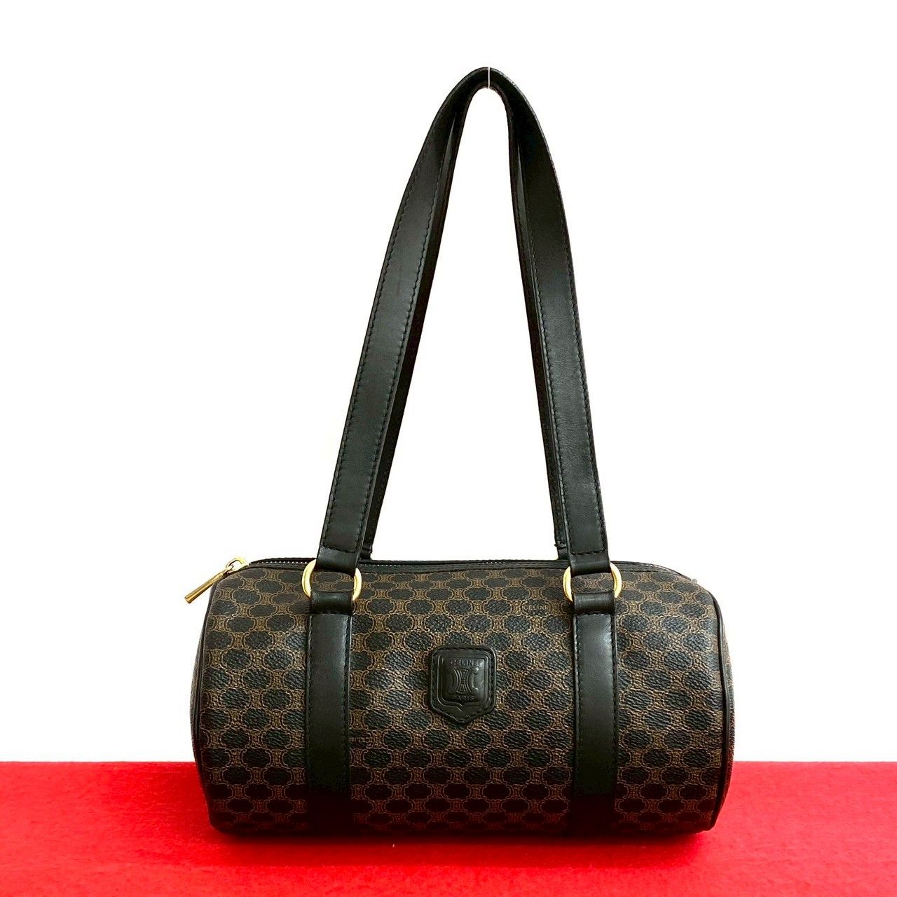 極 美品 CELINE セリーヌ ヴィンテージ マカダム ブラゾン