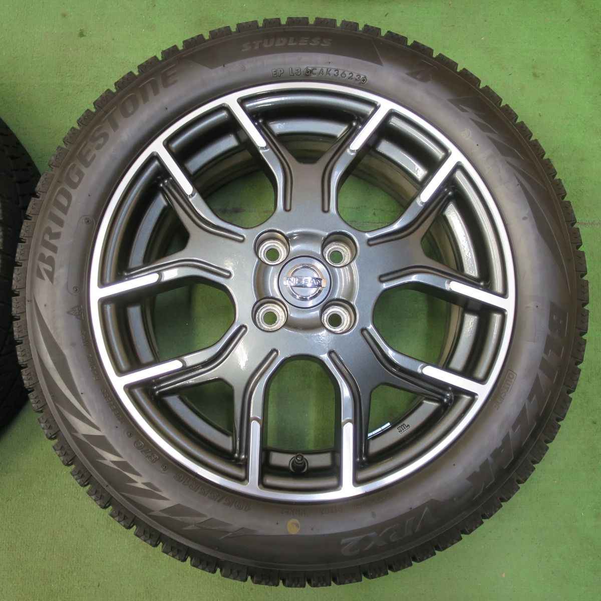 (4)★紫連合〜万華鏡★ノートニスモ7J-17＋バリ溝205/45R17 楽天市場】ノートニスモS E12改 アルミホイール エンケイ