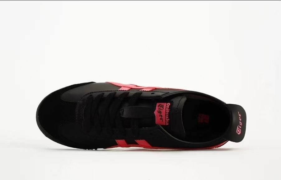 Onitsuka Tiger MEXICO 66 スニーカー メンズ レディース ローカット ブラック ピンク き 軽量 モデル スニーカー 靴