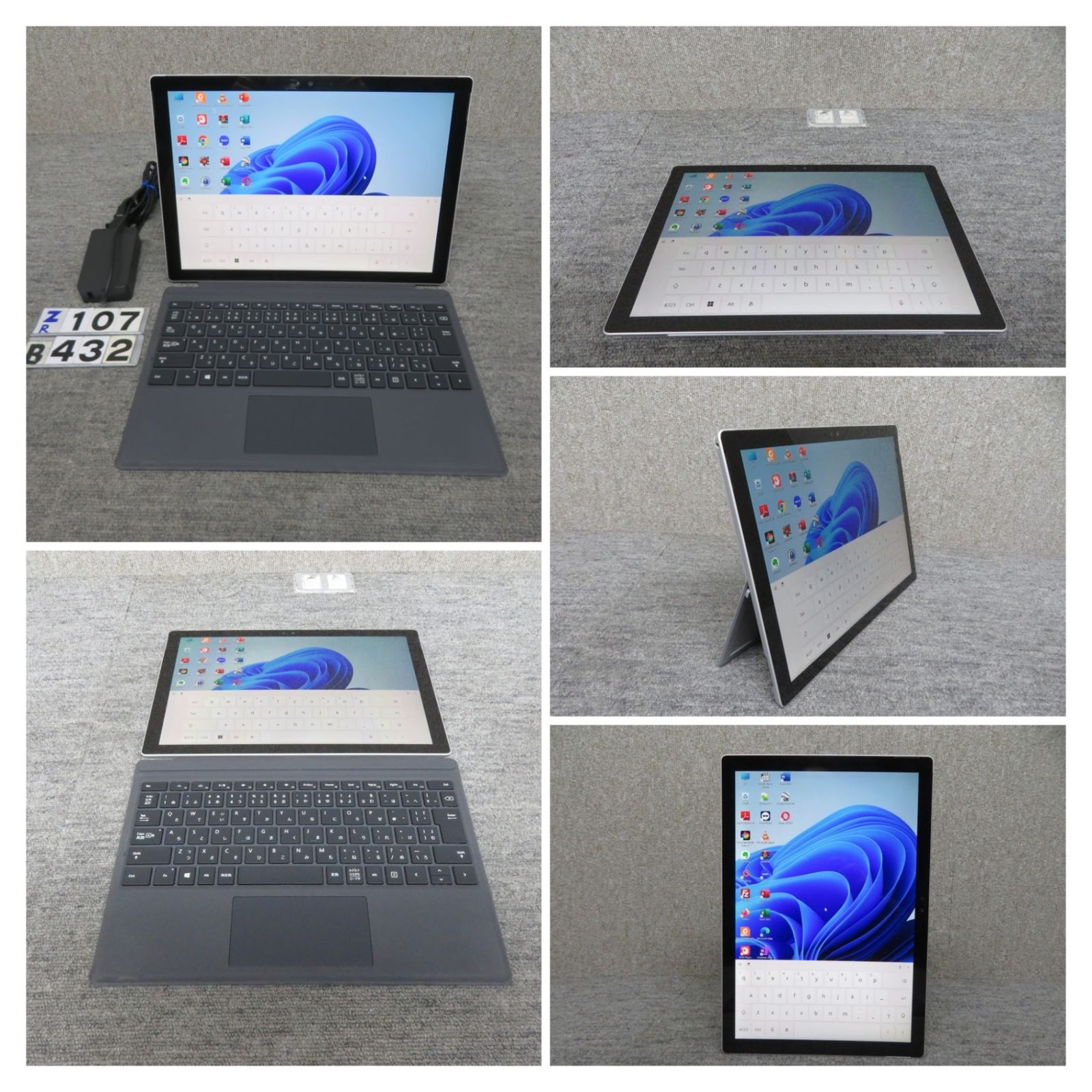 2in1タッチパネル・サーフェス】◇Microsoft Surface Pro 4 1724/ 12.3型/高性能i5 /256GB  SSD/メモリ4GB/win11/ms Office - メルカリ