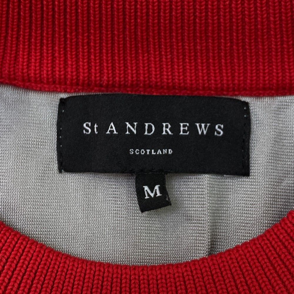 サイズ：M ST ANDREWS セントアンドリュース 裏地付 ニットセーター