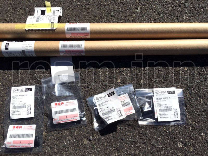 スズキ純正 アルトワークス HA11S HA21S HB11S HB21S HC11V HD11V モールディング ルーフエンド 左右 ルーフモール ルーフサイドモール