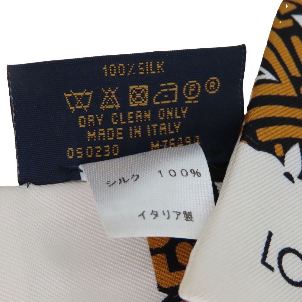中古】LOUIS VUITTON ルイヴィトン シルク スカーフ バンドー