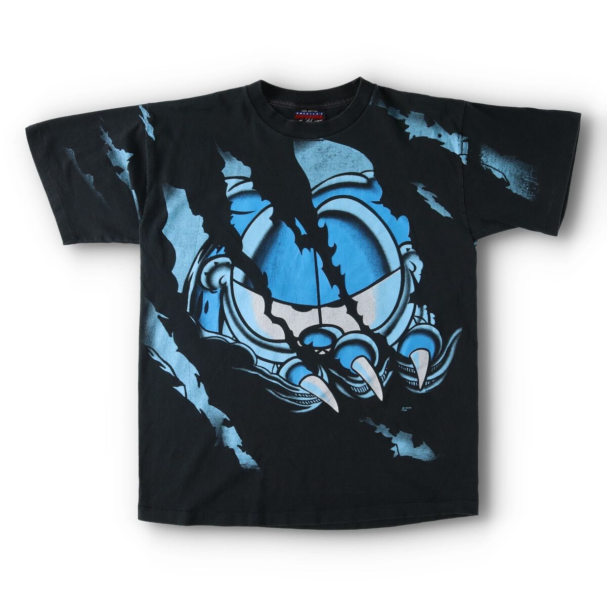 古着 90年代 magic Johnson T's GARFIELD ガーフィールド 大判プリント キャラクタープリントTシャツ USA製 メンズM/eva003011