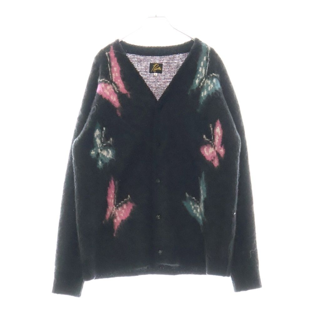 ニードルス　パピヨン蝶柄モへアカーディガンM Needles 蝶模様 カーディガン M Needles ニードルズ モヘア