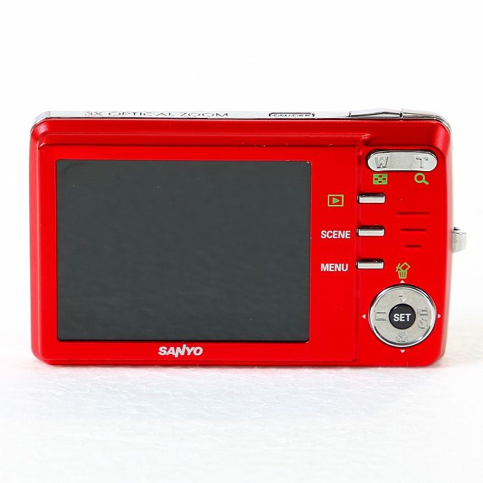サンヨー) SANYO DSC-X1260型 赤 【公式通販】