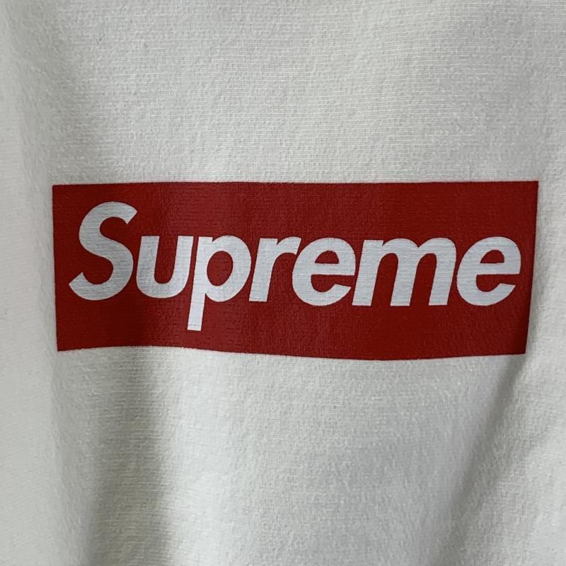 中古】Supreme 25SS Washed Box Logo Crewneck サイズS ホワイト
