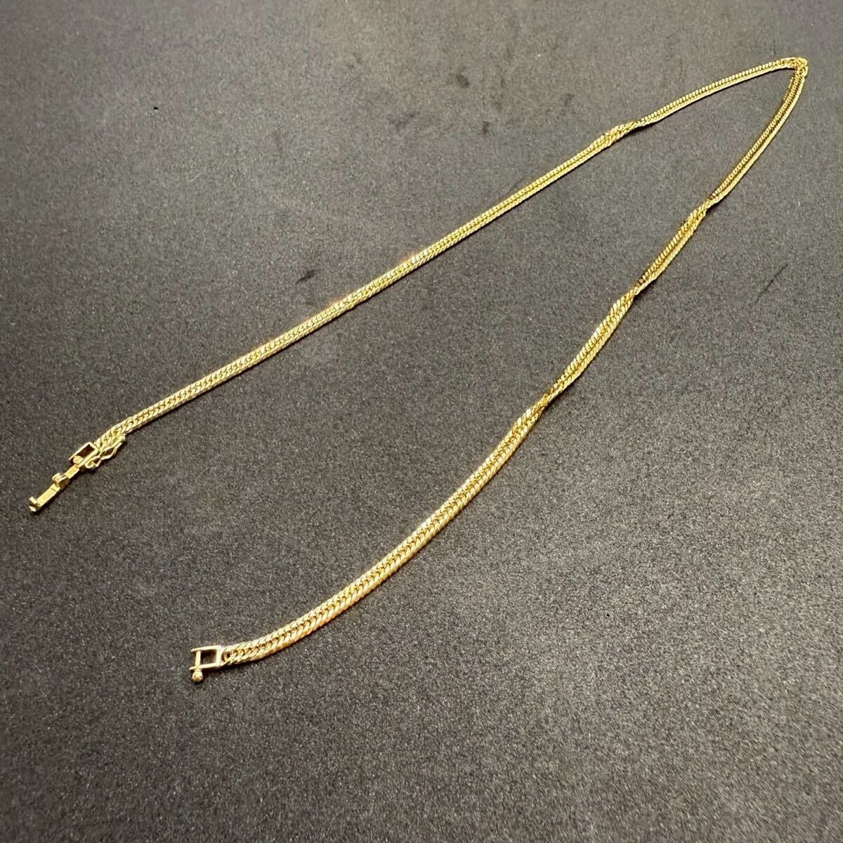 K18 12面カット トリプル 喜平ネックレス 約10g 約40cm K18 喜平 ネックレス 12面トリプル 40cm 10g ジュエリー 高級感