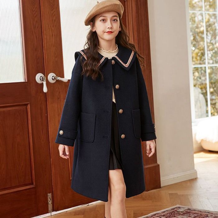 コート キッズ 女の子 中綿入れ 子供服 チェスターコート 秋冬 アウター モッズコート ロングコート キッズコート 子供コート 可愛い 暖かい 防寒 お出かけ 小学生 女児 通園 通学 キッズコ
