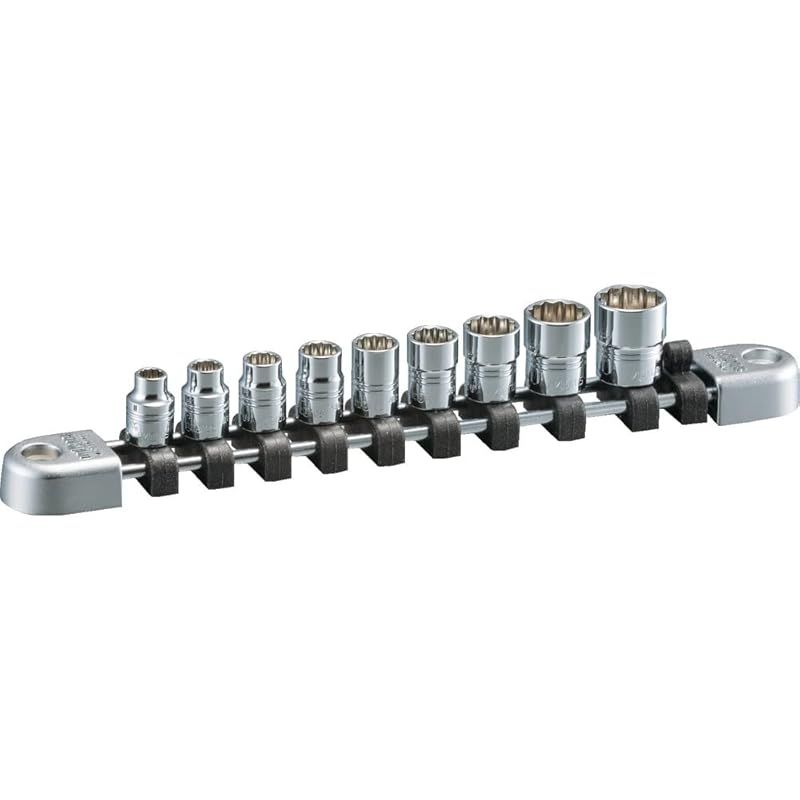 京都機械工具 KTC ネプロス 6.3SQ インチサイズ ソケットセット 9点組 12角形状 NTB209BWA 1