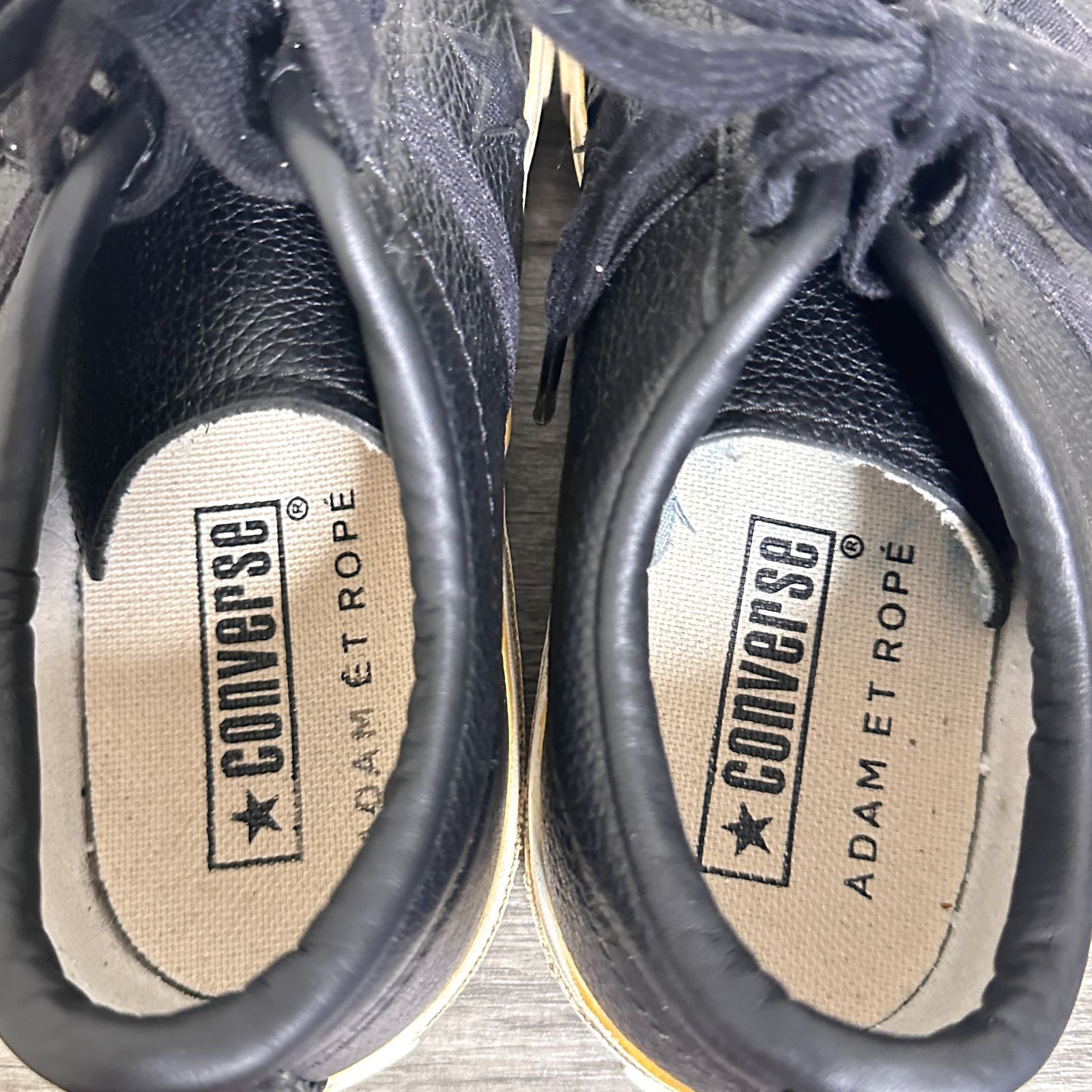 新品アダムエロペ 別注 converse STAR&BARS レザー コンバース 国内先行予約受付中/5月13日発売予定】アダム エ ロペ × コンバース