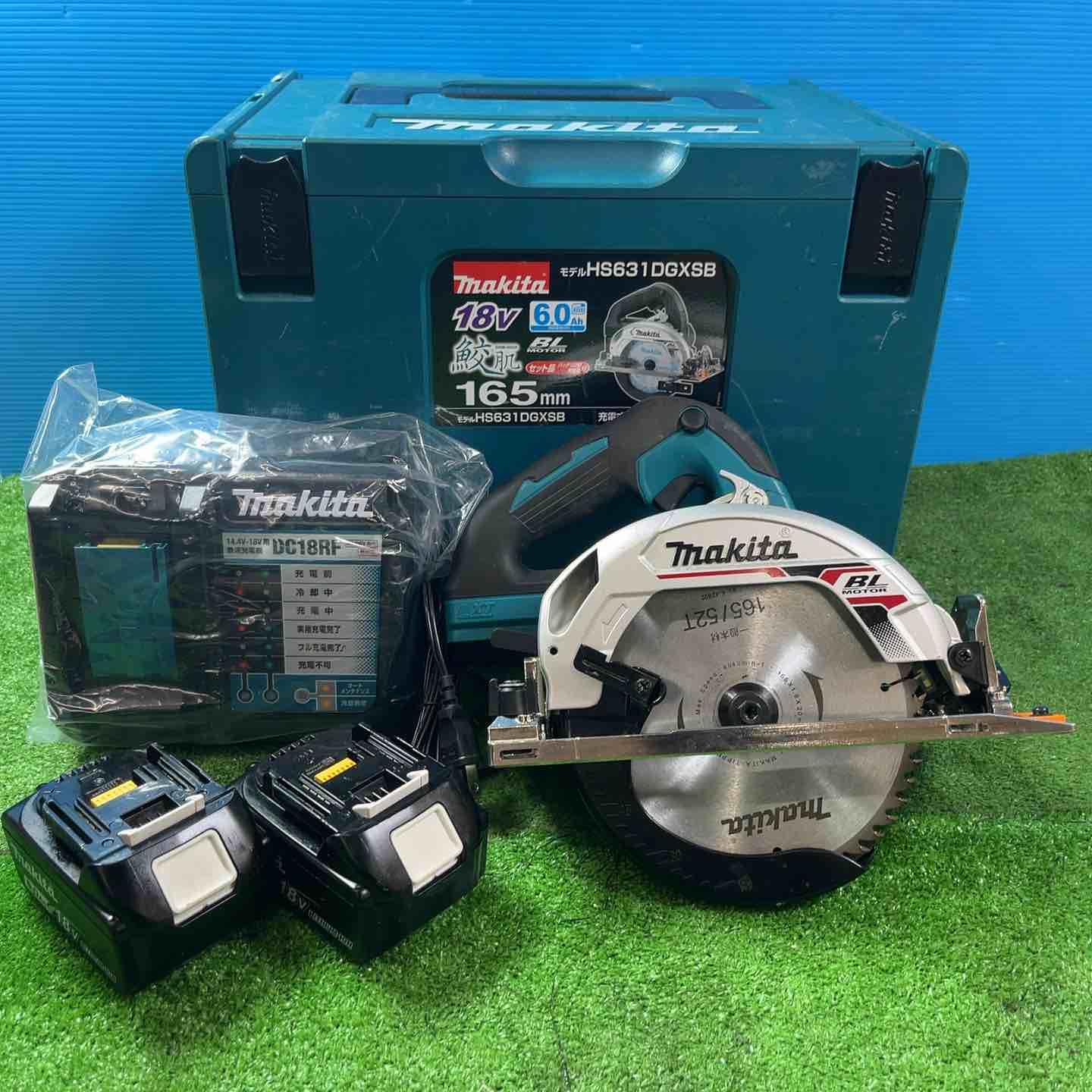 中古品】マキタ/makita 165mm充電式丸ノコ HS631DRGX 格安スタート 