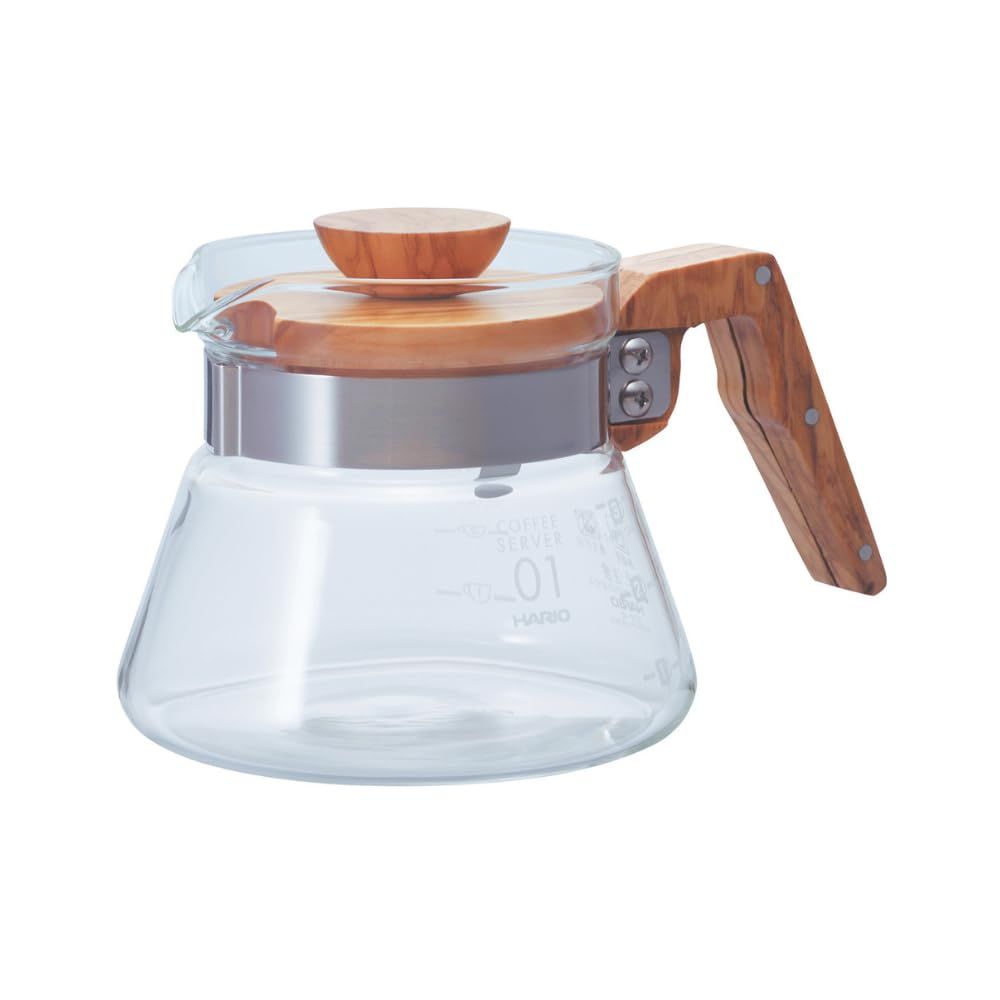 【数量限定】HARIO (ハリオ) コーヒーサーバー オリーブウッド 400ml VCWN-40-OV