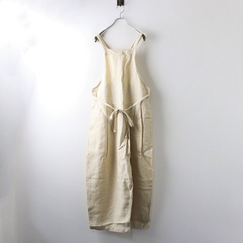 ヴラスブラム Vlas Blomme コルトレイクリネン ワイド サロペット 