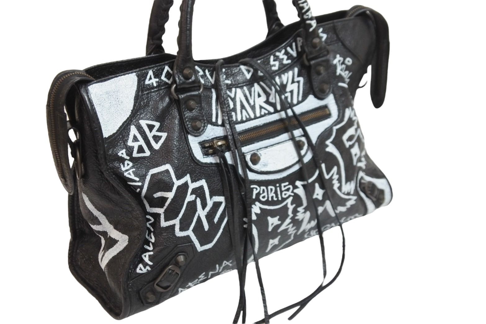 BALENCIAGA バレンシアガ トートバッグ グラフィティ クラシックシティ 