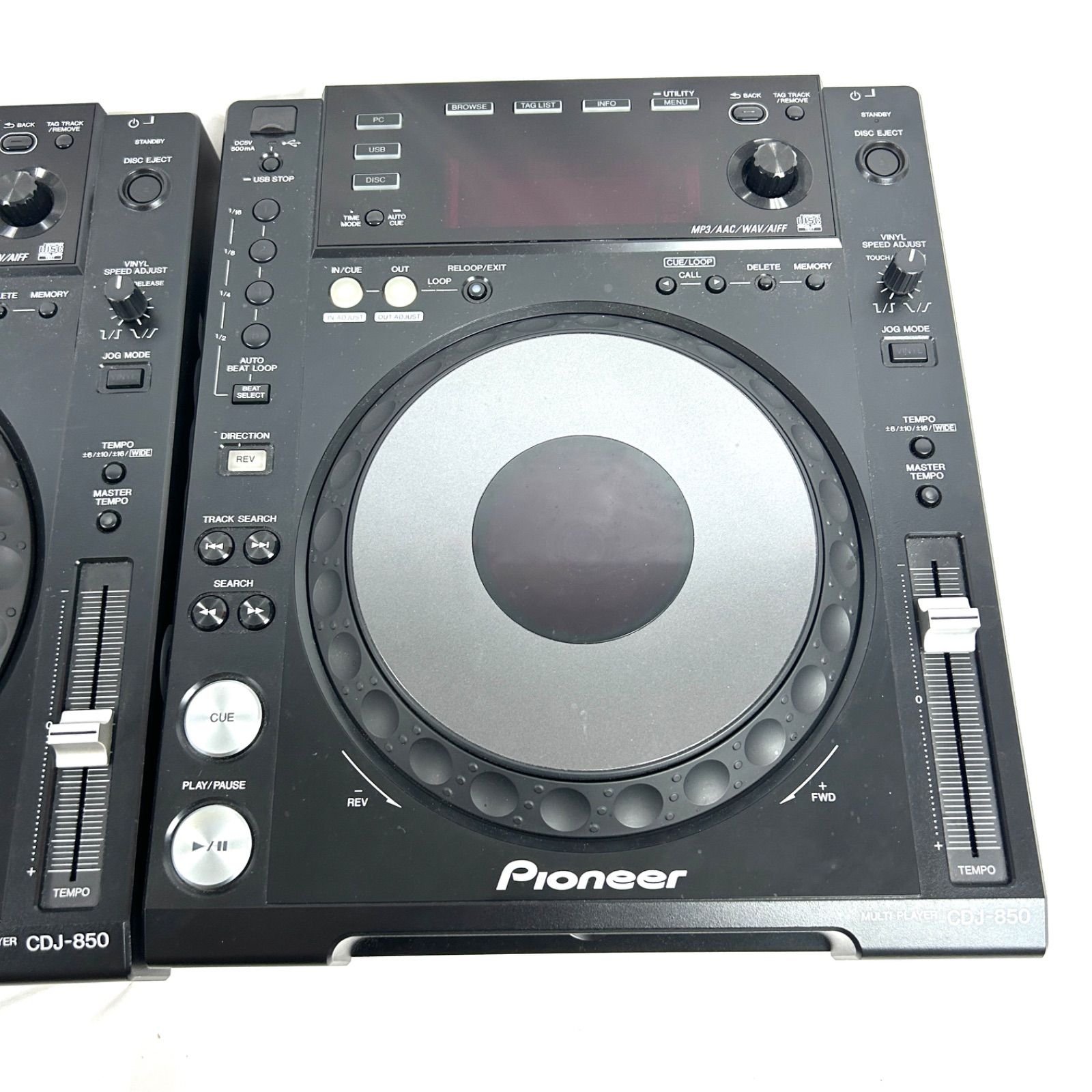 Pioneer DJM-700 CDJ-850 DJ用CDプレーヤー 2台セット 箱付き】Pioneer CDJ-850 DJ用CDプレーヤー パイオニア 2個