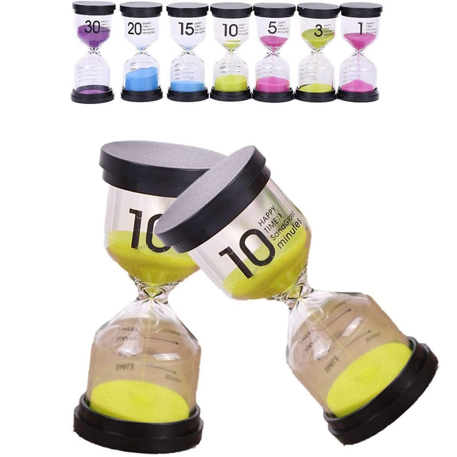 数量 目盛り 10分計 カウントダウン インテリアタイマー 砂タイマー カラフル 砂時計 小テスト ゲーム 料理 1個 お風呂 タイマー
