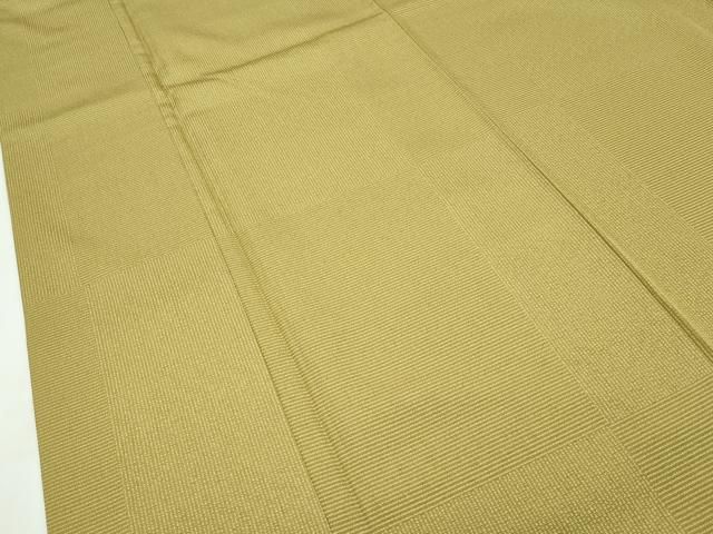 平和屋本店□極上 青山みとも お召 市松文様 梅幸茶色地 逸品 CZAA2783s5 