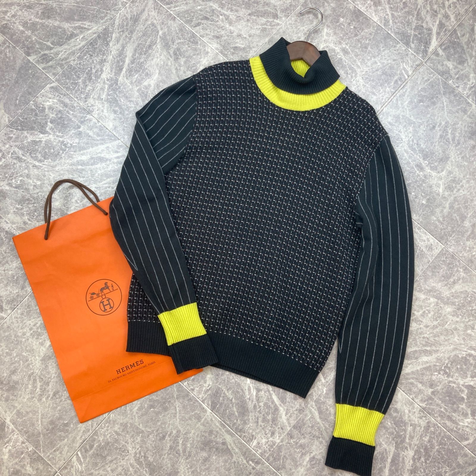 ✨タグ付き 未使用品✨ HERMES エルメス タートルネック ニット  