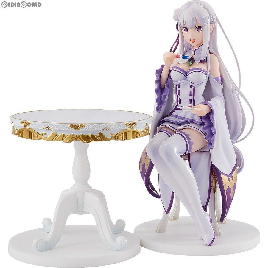 エミリア お茶会Ver. Re:ゼロから始める異世界生活 1/7 完成品 フィギュア KADOKAWA(カドカワ)