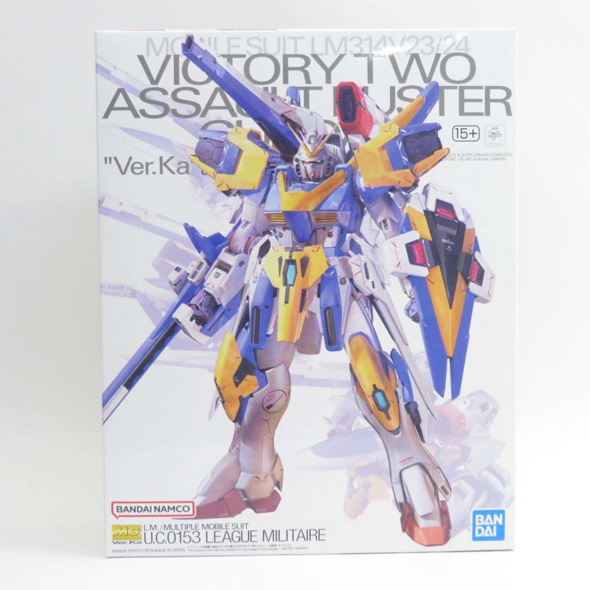 未組立 BANDAI バンダイ MG 1|100 LM314V23|24 V2アサルトバスターガンダム Ver.Ka プラモデル 機動戦士Vガンダム 内袋