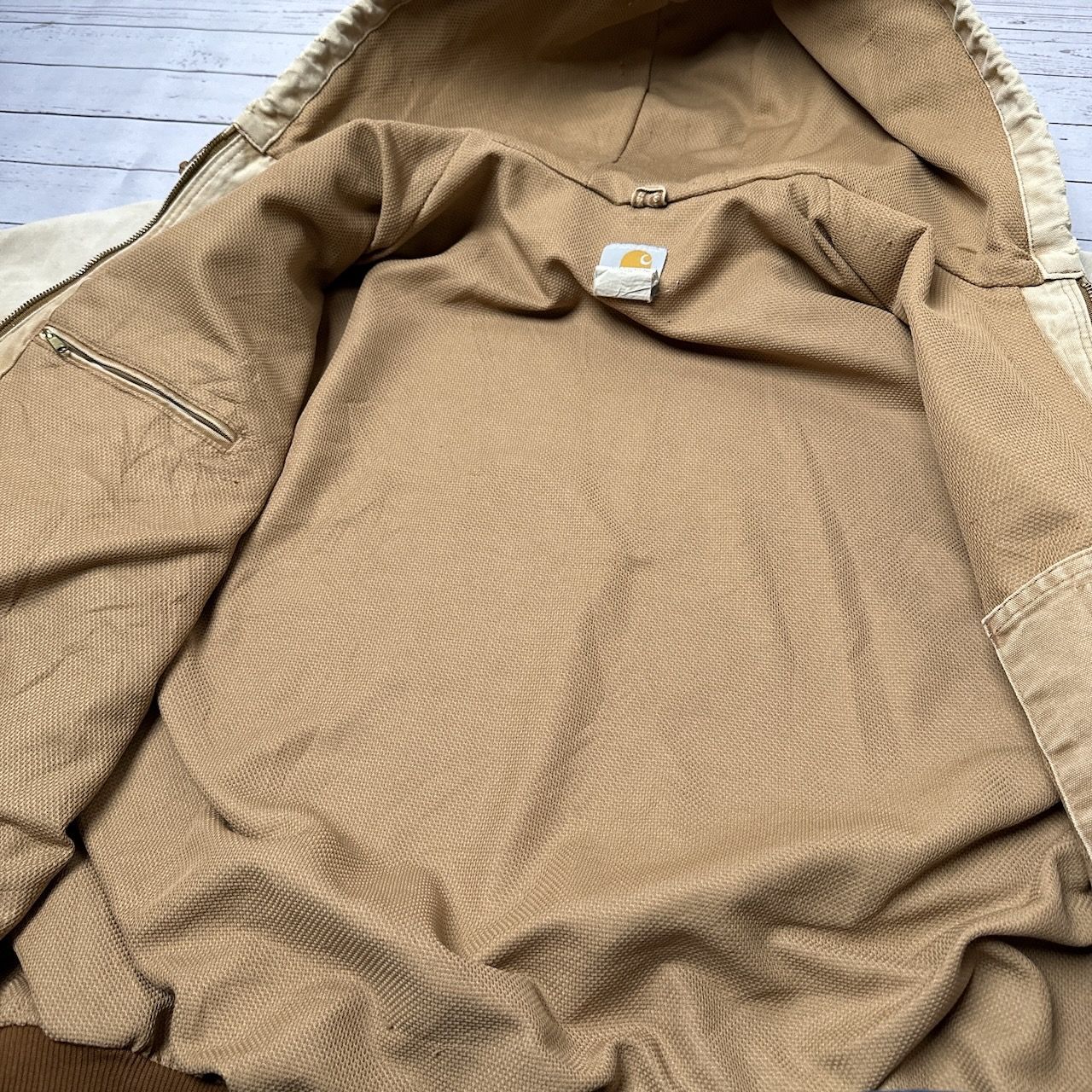 USA製 Carhartt 鬼フェード duck active jacket カーハート
